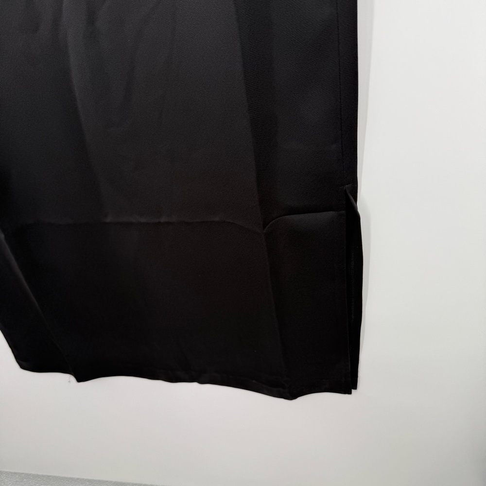 NWT M. Martin Long Sleeve Back Ballet Midi Dress Black Size Large - Picture 3 of 9